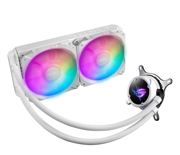 ASUS ROG STRIX LC II 240 ARGB White 2x120mm - 1486813 - zdjęcie
